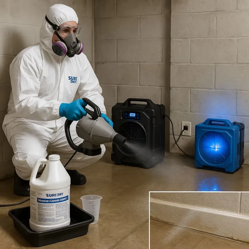 Sanitization and Odor Removal process in Wedgefield, SC