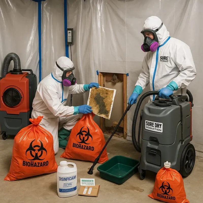Contaminated Water Handling Protocols process in Wedgefield, SC